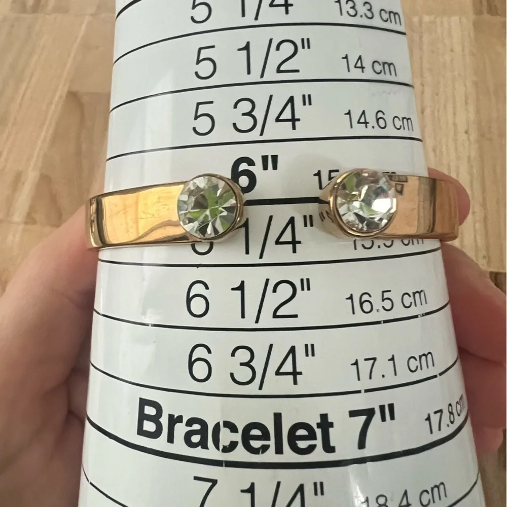 Kate spade New York rose gold tone hinged fashion cuff bracelet